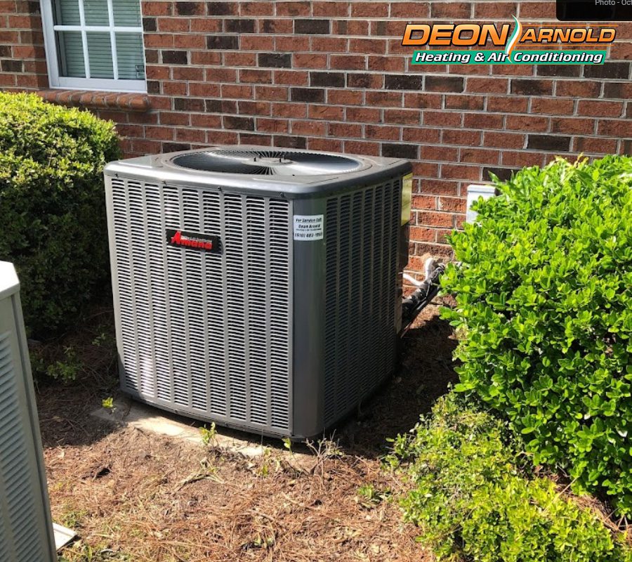 Deon Arnold Heating and Air Conditioning  with Amana AC Unit