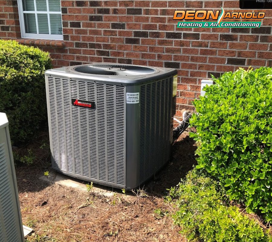 Deon Arnold Heating and Air Conditioning with Amana AC Unit